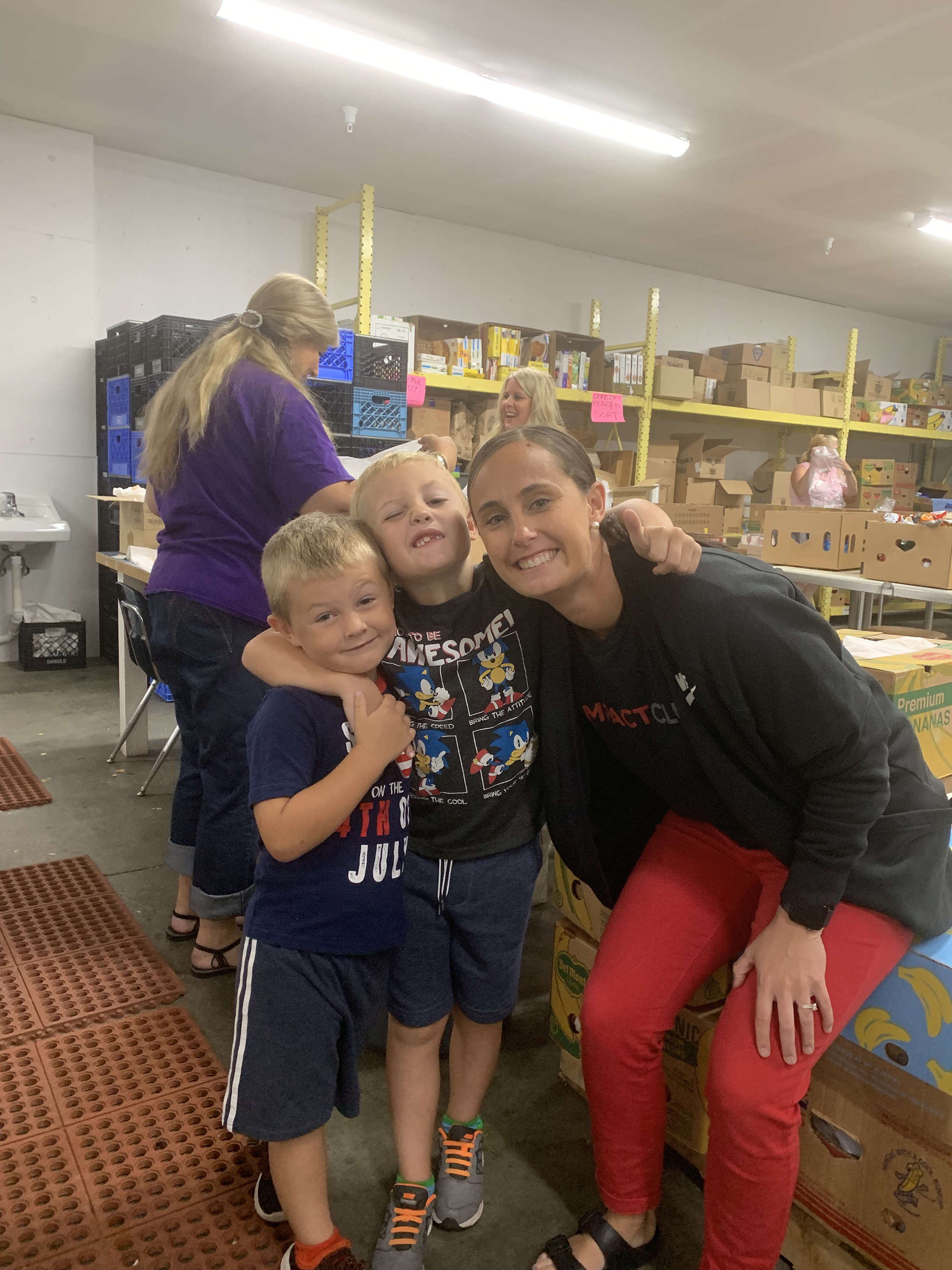 Volunteering at Helping Hands Foodbank